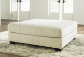 Tampa Furniture Outlet Lutz - Ashley Furniture - Rawcliffe Living Room - Oversized Accent Ottoman / Parchment - 1960408
